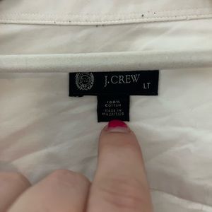 White J. Crew button down. Size Large Tall (I will iron it before I send it!!)